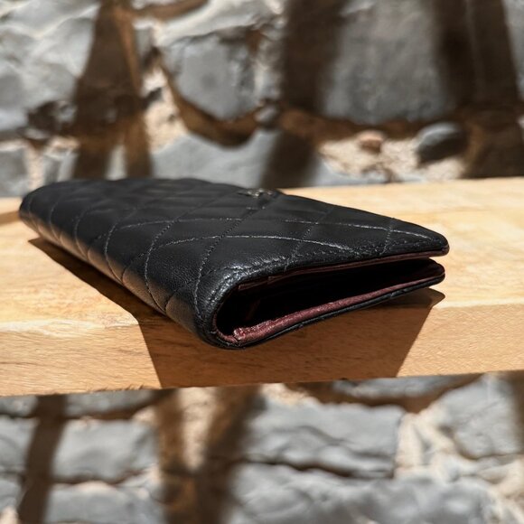 Chanel Black Quilted Lambskin CC Continental Wallet - Picture 9 of 16